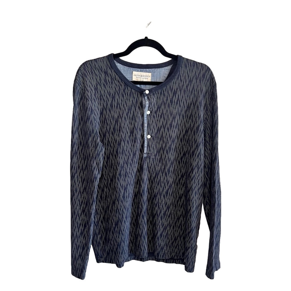 Ralph Lauren Denim & Supply Long Sleeve Henley Shirt Men’s Medium